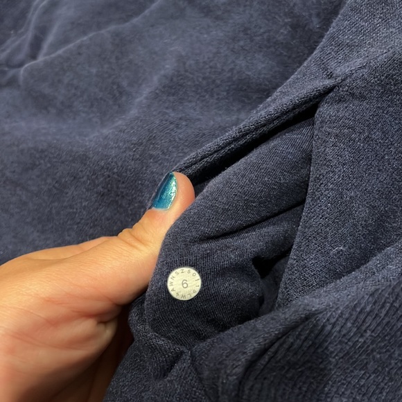Lululemon Scuba Navy Blue Zip Up Size 6 - Picture 6 of 9